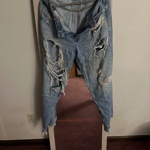 90s straight distressed Jean
